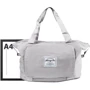 Женская дорожная сумка Valiria Fashion серая (5DETAA2636-grey): Тип ручки Плечевой ремень, С двумя ручками