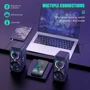 Акустична система Onikuma L6 2.0 RGB 10W Black (Onikuma L6): Діапазон відтворюваних частот 60-20000 Гц