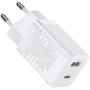 Зарядное устройство Baseus Wall Charger USB+USB-C Super Si Pro 30W White (CCSUPP-E02)