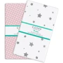 Набор простыней Cosas Drop pink/Star grey 120x60 см (4822052023983)