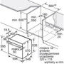 Духовой шкаф электрический Bosch HBA534EBO: Размеры 59.4x59.5x54.8 см