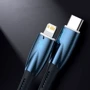 Кабель Baseus USB Cable to Lightning Glimmer Series Fast Charging Data 2.4A 1m Black (CADH000201) фото 14