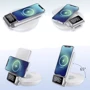 Зарядное устройство WIWU Wireless Charger Stand Automatic Positioning M11 15W White фото 5