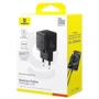 Зарядний пристрій Baseus USB-C Wall Charger Palm 1C 30W Black (P10111605113-00): Кількість USB-портів 1
