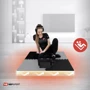 Мат и коврик для тренажера Hop-Sport EVA 2см HS-A020PM - 4 частей черно-серый фото 9
