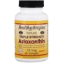 Healthy Origins Astaxanthin (Complex) AstaPure® 12 mg 60 caps Астаксантин потрійний сили