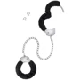 Поножи Fetish Tentation Adjustable metal and fur ankle cuffs