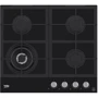 Варочная поверхность газовая Beko HILW64325SB: Рабочая поверхность стеклокерамика