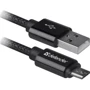 Кабель Defender PRO USB Cable to microUSB 1m Black (87802)