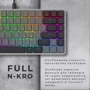 Клавиатура GamePro MK141R Red Switch Low Profile Dark Gray RGB: Количество клавиш 84
