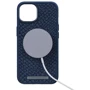 Чохол для iPhone Njord Salmon Leather MagSafe Case Blue (NA41SL01) для iPhone 14: Тип чохла накладка на заднюю часть
