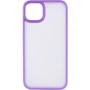 Чехол для iPhone Mobile Case TPU+PC Metal Buttons Lilac for iPhone 15: Материалы поликарбонат и полиуретан