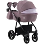 Коляска 2 в 1 Adamex Hybryd Plus шкіра 100% BR332 бузковий (623690): Ширина шасі 61.5 см