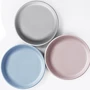 Тарілка MinikOiOi Basics-Plate силіконова Powder Grey (101050104): Тип Тарелка