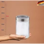 Емкость для хранения сыпучих продуктов KELA Kara, Ø 11см, 1.2 л (15295): Материал стекло, нержавеющая сталь