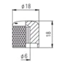 Ручка для потенциометра PAXPHIL NB301 BK: Производитель PAXPHIL