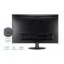 Монитор ASUS VP28UQG: Покрытие экрана матовое