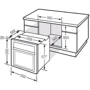 Духова шафа електрична Fagor 6H-760 BX: Об'єм, л 60