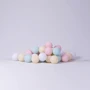 Гирлянда Cotton ball lights на 20 шаров 3,8м, Pastel: Длина, м 3.8