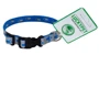 Ошейник капроновый Lucky Pet Лапки 1.6x26-36 см голубой (4820224219042)