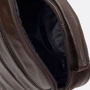 Мужская сумка через плечо Borsa Leather коричневая (K12314br-brown): Фактура Матовая, Гладкая