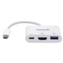 Адаптер Intracom Adapter Manhattan USB-C to HDMI+USB3.0 PD White: Колір белый