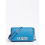 Жіноча сумка крос боді Guess Uptown Chic Mini Xbody Flap темно-блакитна (HWVY7301780-BLU)