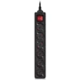 Сетевой фильтр REAL-EL RS-6 Protect M 5m, black (EL122300036): Количество розеток, шт 6
