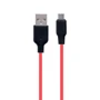 Кабель Hoco USB Cable to MicroUSB X21 2.4A 1m Black/Red