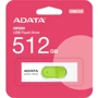 USB-флешка A-Data 512GB USB 3.2 AUV 320 White/Green (AUV320-512G-RWHGN): Объем памяти 512 GB