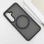 Чохол для телефона Mobile Case TPU+PC Металеві кнопки з MagSafe Colorful Black для Samsung S921 Galaxy S24: Колір черный