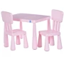 Детский столик с 2-мя стульями Bambi розовый (M 6176-8)