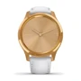 Смарт-часы Garmin Vivomove Luxe 24K Gold PVD Stainless Steel Case with White Italian Leather Band (010-02241-08): Операционная система нет