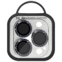 Захисне скло для iPhone Epik Metal Shine Black/Midnight for Camera iPhone 15 Pro / 15 Pro Max: Тип захисту екрана на камеру