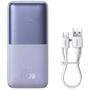 Внешний аккумулятор Baseus Power Bank 10000mAh Bipow Pro Digital Display PD 22.5W Violet (PPBD040005): Количество USB 3