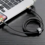 Кабель Baseus USB Cable to Lightning 1.5A 2m Gold/Black (CALKLF-CV1) фото 4