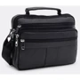 Мужская сумка через плечо Borsa Leather черная (K1090bl-black): Пол Мужской