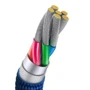 Кабель Baseus USB Cable to USB-C Crystal Shine Series 100W 1.2m Blue (CAJY000403) фото 3