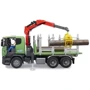 Автомодель Bruder Лесовоз Scania с краном и брёвнами (03524)