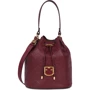 Женская сумка бакет-бэг Furla Corona S Drawstring бордовая (1034029)