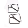 Зажимы для сосков с тяжелой подвеской LOCKINK Nipple Clamps with Heavy Pendant - Grey
