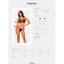 Комплект белья Obsessive Celia Noir set black XL/2XL