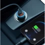 Зарядное устройство Baseus Car Charger USB+USB-C Golden Contactor 60W Blue (CGJM000103) фото 7