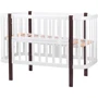 Ліжко Babyroom Місяць 120x60 набір 80x60 білий/венге (680872)