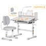 Комплект меблів ErgoKids стіл + стілець + полиця + лампа BD-24 Gray (арт. BD-24 G): Вік дитини от 4-х лет