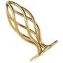 Анальная пробка LOCKINK Sevanda Hollow Spiral Golden Metal Anal Plug - S size