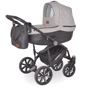 Универсальная коляска 2в1 Donatan Comfort Серая экокожа
