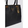 Женская сумка тоут Guess Destiny Society Carryall черная (HWVB7878100-BLA): Фактура Матовая, Зернистая