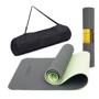 Коврик для фитнеса Cornix TPE 183 x 61 x 0.6 cм для йоги и фитнеса XR-0002 Black/Green