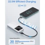 Внешний аккумулятор Vention Power Bank 10000mAh LED Display 22.5W White (FHKW0)